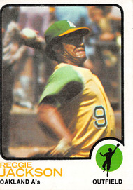 1973 Topps #255 Reggie Jackson VGEX (73T255VGEX)