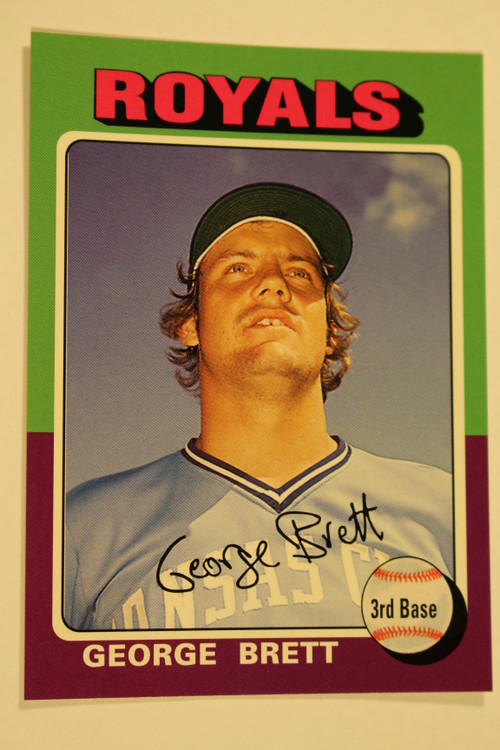 Baseball Cards, George Brett, Brett, 2006 Topps, 1975 Topps, Royals, Rookie
