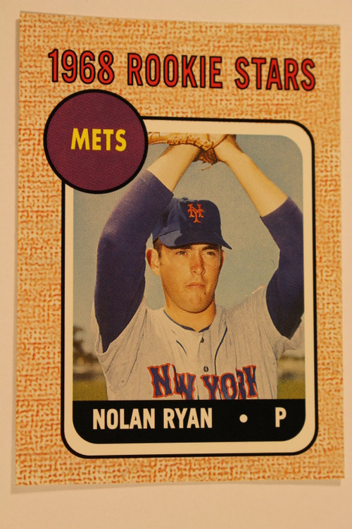 Baseball Cards, Nolan Ryan, Ryan, 2006 Topps, 1968 Topps, Mets, Rookie, Rookie of the Week