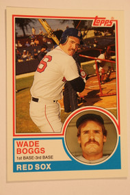 Baseball Cards, Wade Boggs, Boggs, 2006 Topps, 1983 Topps, Red Sox, Rookie, Rookie of the Week