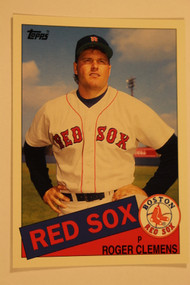 Baseball Cards, Roger Clemens, Clemens, 2006 Topps, 1985 Topps, Red Sox, Rookie, Rookie of the Week