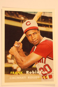 Baseball Cards, Frank Robinson, Robinson, 2006 Topps, 1957 Topps, Reds, Rookie, Rookie of the Week