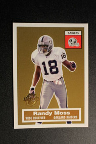 Football Cards, Randy Moss, Moss, 2005 Topps, Raiders, Turn Back the Clock