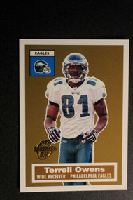 Football Cards, Terrell Owens, Owens, 2005 Topps, Eagles, Turn Back the Clock