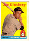1958 Topps, Baseball Cards, Topps,  Joe Ginsberg, Ginsberg, Orioles