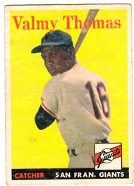 1958 Topps, Baseball Cards, Topps,  Valmy Thomas, Thomas, Cubs