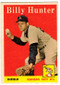 1958 Topps, Baseball Cards, Topps,  Billy Hunter, A's