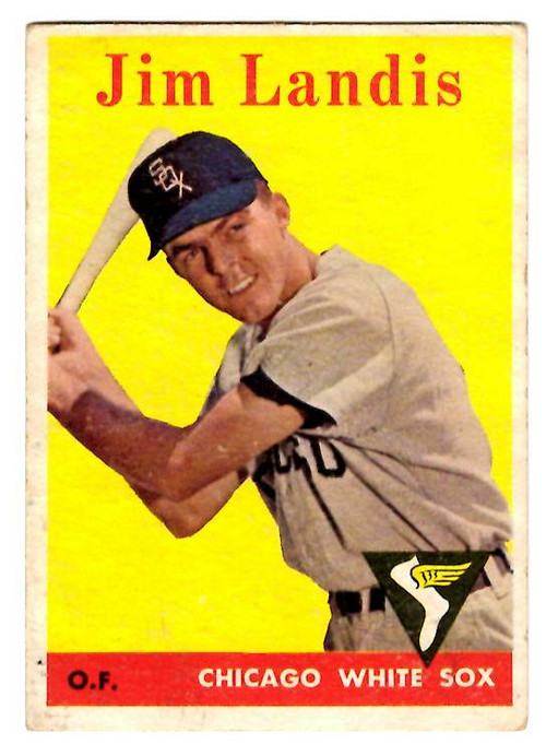 1958 Topps, Baseball Cards, Topps, Jim Landis, White Sox