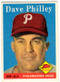 1958 Topps, Baseball Cards, Topps, Dave Philley, Phillies