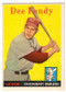 1958 Topps, Baseball Cards, Topps, Dee Fondy, Redlegs, Reds
