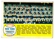 1958 Topps, Baseball Cards, Topps, Team Card, Checklist, Yankees