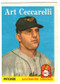 1958 Topps, Baseball Cards, Topps, Art Ceccarelli, Orioles