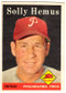 1958 Topps, Baseball Cards, Topps, Solly Hemus, Phillies