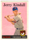1958 Topps, Baseball Cards, Topps, Jerry Kindall, Cubs