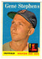 1958 Topps, Baseball Cards, Topps, Gene Stephens, Red Sox