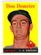 1958 Topps, Baseball Cards, Topps, Don Demeter, Dodgers