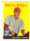 1958 Topps, Baseball Cards, Topps, Steve Bilko, Redlegs, Reds