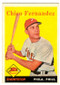 1958 Topps, Baseball Cards, Topps, Chico Fernandez, Phillies