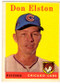 1958 Topps, Baseball Cards, Topps, Don Elston, Cubs