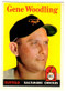 1958 Topps, Baseball Cards, Topps, Gene Woodling, Orioles