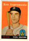 1958 Topps, Baseball Cards, Topps, Ken Aspromonte, Senators