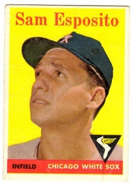 1958 Topps, Baseball Cards, Topps, Sam Esposito, White Sox