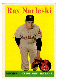 1958 Topps, Baseball Cards, Topps, Ray Narleski, Indians