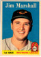 1958 Topps, Baseball Cards, Topps, Jim Marshall, Orioles