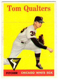 1958 Topps, Baseball Cards, Topps, Tom Qualters, White Sox