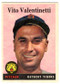 1958 Topps, Baseball Cards, Topps, Vito Valentinetti, Tigers