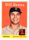 1958 Topps, Baseball Cards, Topps, Bill Renna, Red Sox