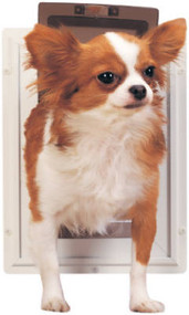 Sm Wht Pet Door
