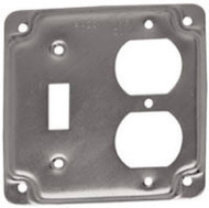 4" Sq Tog Dplx Cover