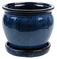 8" Blu Wisteria Planter