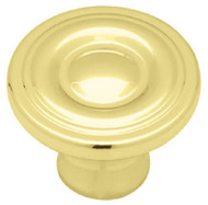 1-1/4"brs Ring Rnd Knob