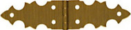 2pk 5/8"brs Decor Hinge