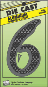 4-1/2" Blk Alu Number 6
