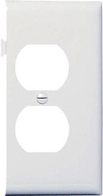 Wht Dplx Sect Wallplate