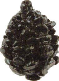Blk Pinecone Cab Knob