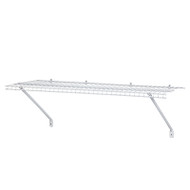 3'x12" Wht Shelf Kit