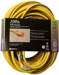 100' 12/3 Yel Ext Cord