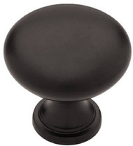 1-1/4" Blk Rnd Knob