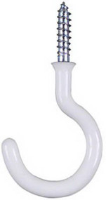 2pk 1-1/2 Wht Cup Hook