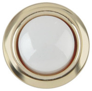 Lgtd Wht/gld Chimbutton