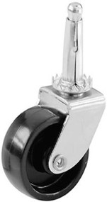 2pk 1-1/4" Blk Caster