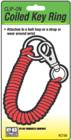 Coiled Key Ring/clip