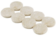 16pk 1"bge Rnd Felt Pad