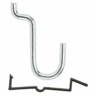 8pk 1/2"galv Curve Hook