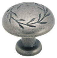 1-1/4" Ni Leaf Knob