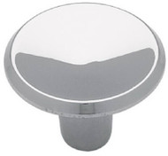 1" Chr Concave Rnd Knob
